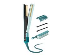 Shark SilkiPro Hair Straightener & Dryer with Storage Case in Turquoise Wave | HT401UKBL | by SharkNinja