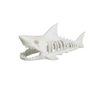 Shark Skeleton Aquarium Hideout Floating Betta Hide 3D Printed Shrimp Hideout Cave for Shrimp Betta Fish Decoration
