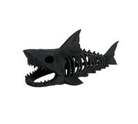 Shark Skeleton Aquarium Hideout Floating Betta Hide 3D Printed Shrimp Hideout Cave for Shrimp Betta Fish Decoration
