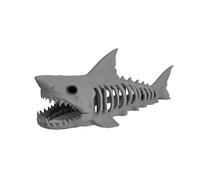 Shark Skeleton Aquarium Hideout Floating Betta Hide 3D Printed Shrimp Hideout Cave for Shrimp Betta Fish Decoration