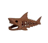 Shark Skeleton Aquarium Hideout Floating Betta Hide 3D Printed Shrimp Hideout Cave for Shrimp Betta Fish Decoration