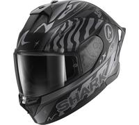 Shark Skwal Cup Jet Motorcycle Helmet - Speed-Fancy Matt Black/Anthracite/Silver