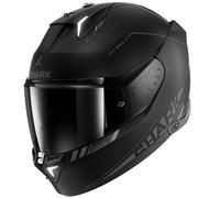 SHARK SKWAL I3 BLANK SP MATT BLACK MOTORCYCLE HELMET WITH BUILT IN BRAKE LIGHTS