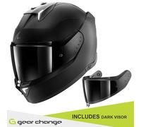 Shark Skwal i3 - Dark Shadow Matt KMA - Includes Dark Visor