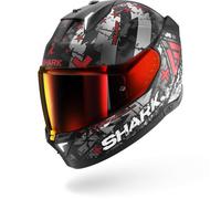 Shark Skwal i3 Hellcat Helmet, black matt/red, size S (55/56)