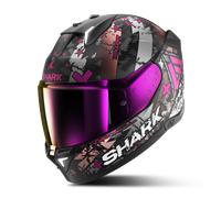 Shark Skwal i3 Hellcat Mat Full Face Helmet Black Chrome/SilverS Black Chrome,Silver