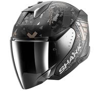 Shark Skwal I3 Jet Hellcat KUA - Matt Black / Chrome / Anthracite