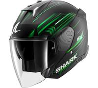 Shark Skwal i3 Jet Light-Blur, open face helmet M Matt Black/Green/White