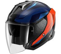 SHARK Helmet Skwal i3 Jet Mekarium Open-Face L Black/Orange/Blue