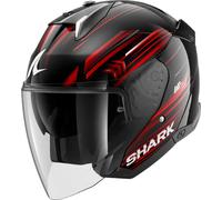 Jet Helmet Shark SKWAL i3 JET LIGHT-BLUR Black Red White