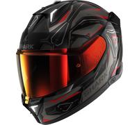 Shark Skwal i3 Linik Helmet, black-grey-red, size L for Men