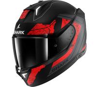 Shark Skwal i3 Motorbike Motorcycle Helmet - Rhad Matt Black / Red