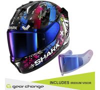 Shark Skwal I3 Hellcat Full Face Helmet Black XS