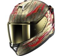 Shark Skwal i3 Venum Helmet, black-red-gold, size 2XL for Men