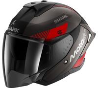 Shark Skwal Jet Cup MotoGP, open face helmet XL Matt Black/Dark Grey/Red