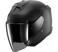 Shark Skwal Jet Dark Shadow Jet Helmet, black, size S for Men