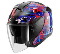 Jet Helmet Shark SKWAL JET PRANZ Black Blue Red