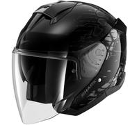 Shark Skwal Jet Reptaia, open face helmet XL Black/Grey