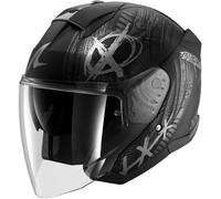 Shark Skwal Jet Shiever Ece Open Face Helmet Black 2XL
