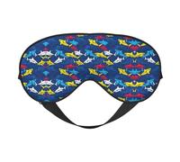 Shark Sleep Eye Mas Light Blocking Night Eye Blinder Travel Essential Gifts Women Men Sleep Mask