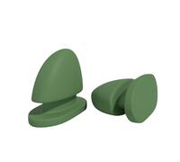 Shark Slides Fins,One Pair DIY Cloud Slides Replacement Top Fins Accessories (Dark Green, Adult, Women, One Size, Alpha, UK Footwear Size System, Medium)