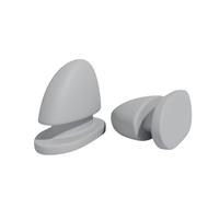 Shark Slides Fins,One Pair DIY Cloud Slides Replacement Top Fins Accessories (Gray, Adult, Women, One Size, Alpha, UK Footwear Size System, Medium)