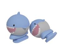 Shark Slides Fins,One Pair DIY Cloud Slides Replacement Top Fins Accessories (Shark, Adult, Women, One Size, Alpha, UK Footwear Size System, Medium)