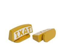 Shark Slides Fins,One Pair DIY Cloud Slides Replacement Top Fins Accessories (Taxi, Adult, Women, One Size, Alpha, UK Footwear Size System, Medium)