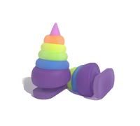 Shark Slides Fins,One Pair DIY Cloud Slides Replacement Top Fins Accessories (Unicorn, Adult, Women, One Size, Alpha, UK Footwear Size System, Medium)