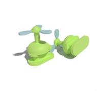 Shark Slides Fins,One Pair DIY Cloud Slides Replacement Top Fins Accessories (Windmill, Adult, Women, One Size, Alpha, UK Footwear Size System, Medium)