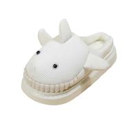 Shark Slippers Cartoon Head Warm Non Slip Fuzzy Autumn Winter Home