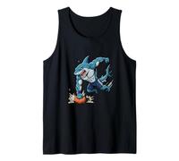 Shark Soccer Striker Cartoon Sports Attack Tank Top