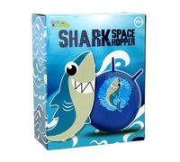 Shark Space Hopper Bouncing Ball Children Kids Toy Inflatable 3 Years + Blue