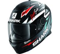Shark Spartan Adrian Parassol Mat Helmet, black/silver/red, size XS (53/54)