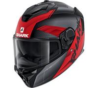 Shark Spartan GT Elgen Micro Helmet, black matt/red, size XS (53/54)