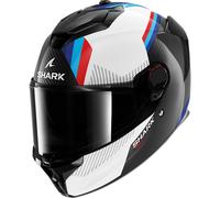 Full Face Helmet Shark SPARTAN GT PRO CARBON DOKHTA CARBON Carbon White Blue