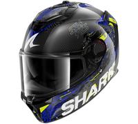 Shark Spartan GT Pro Carbon Motorcycle Helmet -Speed-Vibe Carbon/Anthracite/Blue