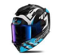 Shark Spartan GT Pro Full Face Helmet White/BlueM White,Blue