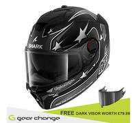 Shark Spartan GT Pro Motorcycle Motorbike Helmet Flagstaff Matt KAS Free Dark V