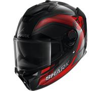 Shark Spartan GT Pro Ritmo Carbon Helmet, black-grey-red, size S for Men