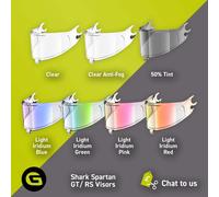 SHARK VZ30010P-FU-TU Tinted motorcycle visors