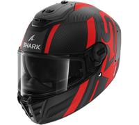 Shark Spartan RS Carbon Helmet Shawn Mat DAR - Black / Red