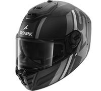 Shark Spartan RS Carbon Motorcycle Motorbike Helmet - Matt Silver Anthracite