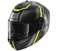 Shark Spartan RS Carbon Motorcycle Motorbike Helmet - Shawn Yellow Anthracite