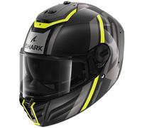 Shark Spartan RS Carbon Motorcycle Motorbike Helmet - Shawn Yellow Anthracite