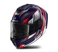Shark Spartan RS Full Face Helmet Byrhon Blue/White ChromeXL Blue,White Chrome