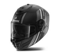 Shark Spartan RS Full Face Helmet Carbon Shawn Silver/AnthraciteS Silver,Anthracite