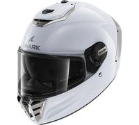 Shark Spartan RS Full Face Motorcycle Helmet Blank Gloss White / Silver