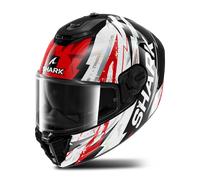 Shark Spartan RS Hibolt Full Face Helmet Chrome Black/Red ChromeL Black,Red Chrome