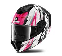 Shark Spartan RS Hibolt Full Face Helmet Chrome Black/Violet ChromeM Black,Violet Chrome